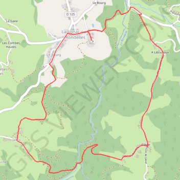 Argeassou, Rondelle et Avalouze - Ladignac-sur-Rondelles - Pays de Tulle GPS track, route, trail