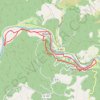 Les berges du Lot à Saint-Cirq-Lapopie GPS track, route, trail