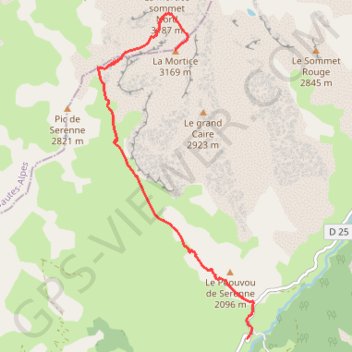 La Mortice GPS track, route, trail