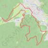 Autour de Buhl par Guebwiller et Saint-Barnabé GPS track, route, trail