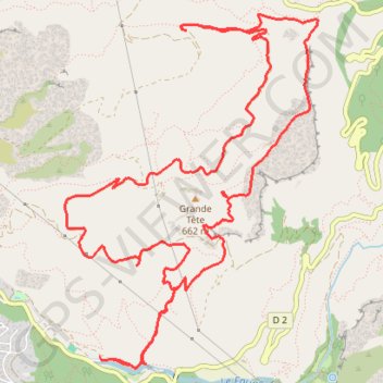 La Galère GPS track, route, trail