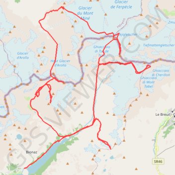 Tour de Valpelline GPS track, route, trail