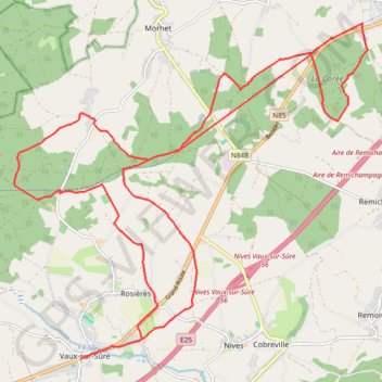 27 km du 25.05.2022 GPS track, route, trail
