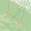 La Barre de Gautier et la Draille de Maubec GPS track, route, trail