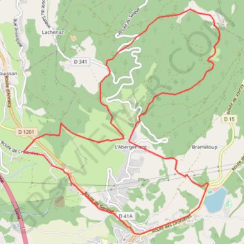 Boucle Cruseilles - Iselet GPS track, route, trail
