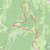 Montange - Cret Catolard - Echazeau GPS track, route, trail