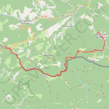 Traversée des Pyrénées - Étape 34 GPS track, route, trail