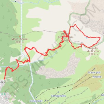 Aiguille du Bochor (Vanoise) GPS track, route, trail