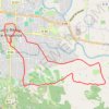 Traversée des Alpilles petit parcours GPS track, route, trail