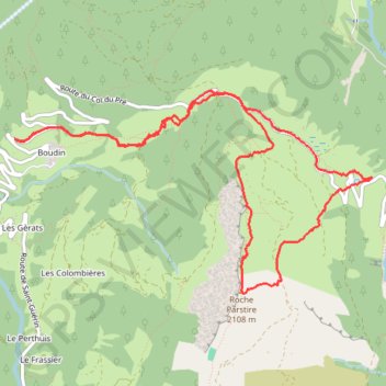 Roche Parstire (Beaufortain) GPS track, route, trail