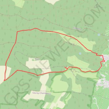 Rando Fixin - Brochon GPS track, route, trail