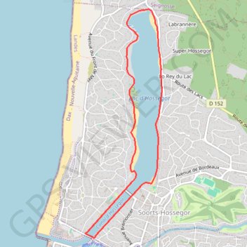 Hossegor-01 GPS track, route, trail