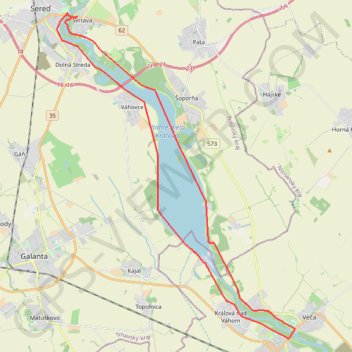2207 - Okolo VN Kráľová GPS track, route, trail
