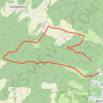 Fixey Chamerey GPS track, route, trail