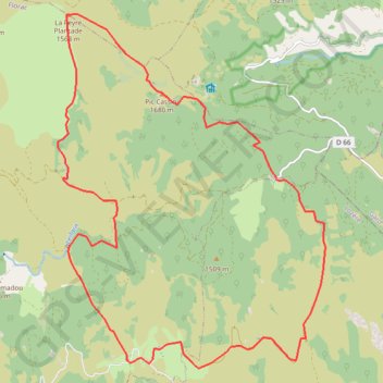 Mont lozere nord GPS track, route, trail