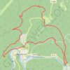 De Monthermé à la Roche à Sept Heures par le Roc la Tour et la Roche aux Corpias GPS track, route, trail