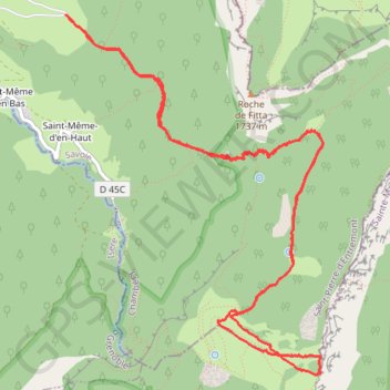 Le Grand Manti GPS track, route, trail