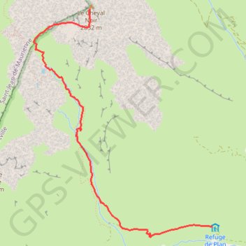 Cheval Noir GPS track, route, trail