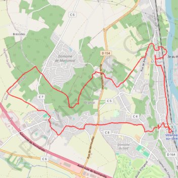 Villennes-sur-Seine (78 Yvelines) GPS track, route, trail