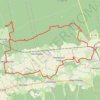 Les Baraques du 14 depuis la Saline Royale d'Arc-et-Senans GPS track, route, trail