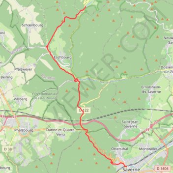 Crêtes des Vosges - Jour 3 GPS track, route, trail