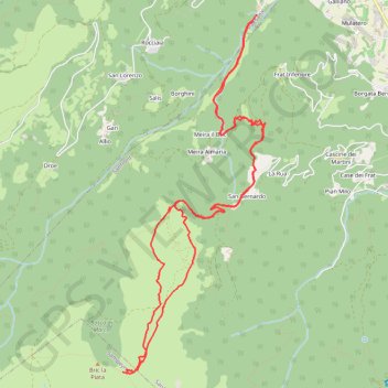 Bric la Plata GPS track, route, trail