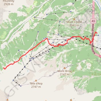 Courmayeur Randonnée GPS track, route, trail