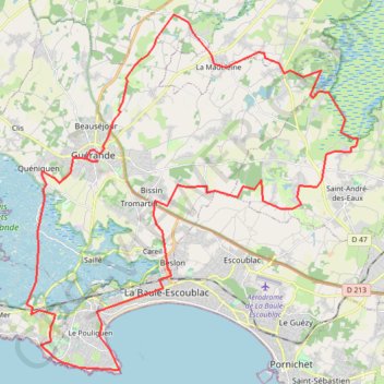 Piriac - Guérande GPS track, route, trail