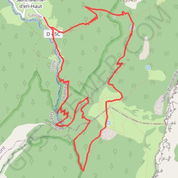 Pas Ruat, Pas de la Mort et Chemin de Tracarta GPS track, route, trail