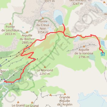 Tracegps-autour-des-glaciers-de-la-vanoise (1) GPS track, route, trail