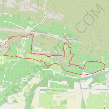 Mouriès 20220329 GPS track, route, trail