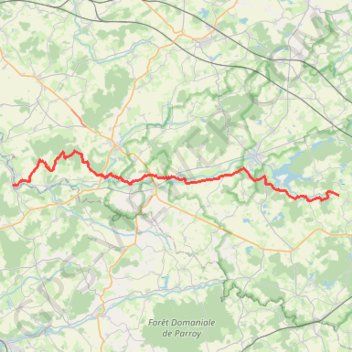 La traversée du Saulnois par le GR5 GPS track, route, trail