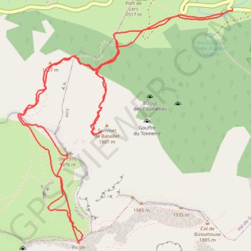 Mont Ceint GPS track, route, trail
