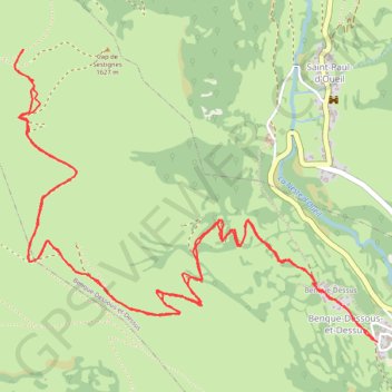 Luchon Benqué Cabanne de Courreau GPS track, route, trail