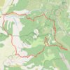 Autour des Gorges de Trévans GPS track, route, trail