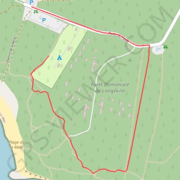 Circuit les sables de la Grange - Jard-sur-Mer GPS track, route, trail
