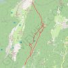 Le Col de la Petite Vache en raquettes GPS track, route, trail