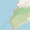 Corse- Région Ajaccio- Chemin douanier Parata-plage de Capo di Feno GPS track, route, trail