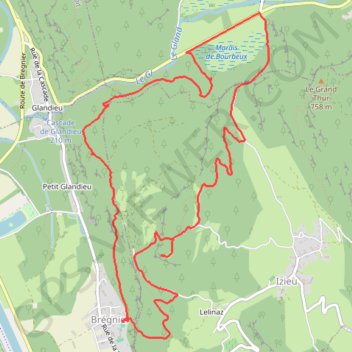 Croix de Saint-Clair par le Pas de la Roche GPS track, route, trail