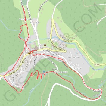 Le circuit du monastère (Aubazine) GPS track, route, trail