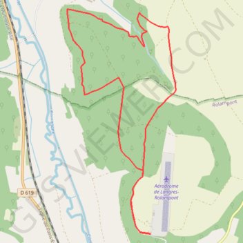 Rolampont les hauts de Montets GPS track, route, trail