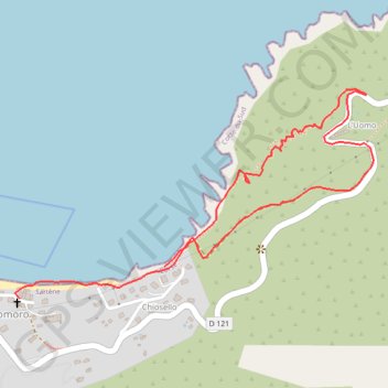 Punta di l'Omu GPS track, route, trail