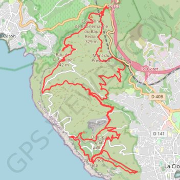 La Ciotat GPS track, route, trail