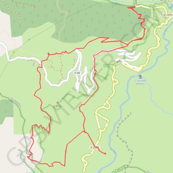 Gorges de Daluis GPS track, route, trail
