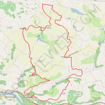Coteaux du Lot et de la Garonne - Clermont Dessous GPS track, route, trail