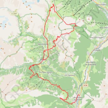 Trans'ecrins GPS track, route, trail