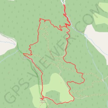 La pépinière GPS track, route, trail