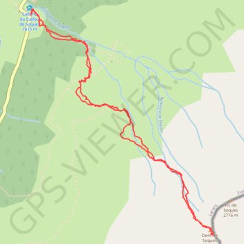 Dent de Soques GPS track, route, trail