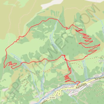 La Montagne fleurie GPS track, route, trail