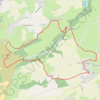 Vasteville (50440) GPS track, route, trail